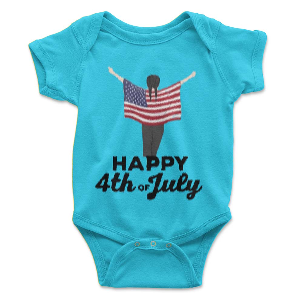 Happy 4th of July | Infant Fine Jersey Bodysuit